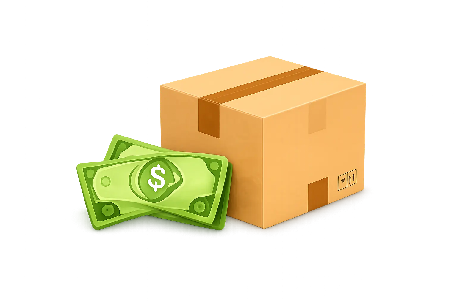 Caja con billetes